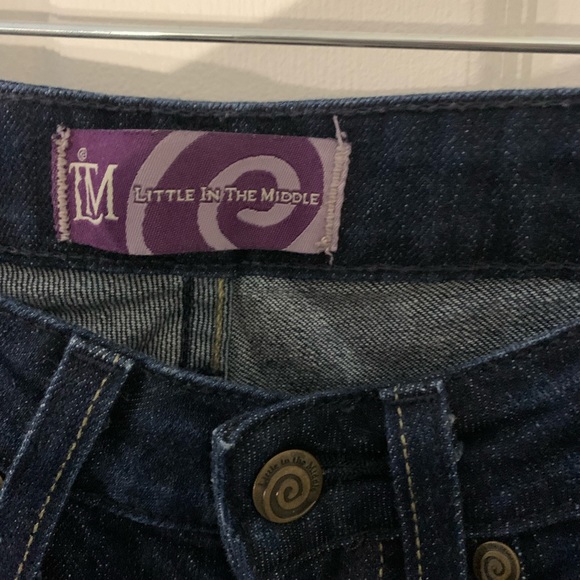 Little in the Middle Straight Leg Blue Denim Jeans Size 4 - Picture 4 of 6